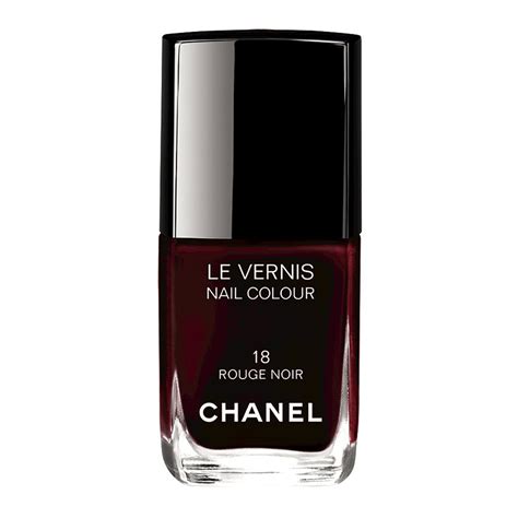 chanel le vernis 18 rouge noir